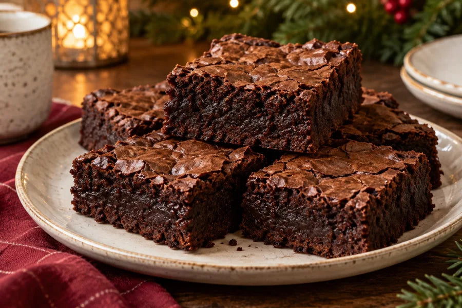 Brownies de chocolate y canela; imagen ilustrativa incluida en el eBook